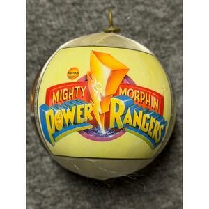 Vintage 1994 Mighty Morphin Power Rangers Satin Ball Christmas Ornament Rauch